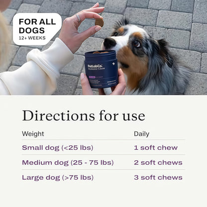 PetLab Co. Probiotics for Dogs, Support Gut Health, Occasional Diarrhea, Digestive Health & Seasonal Allergies
